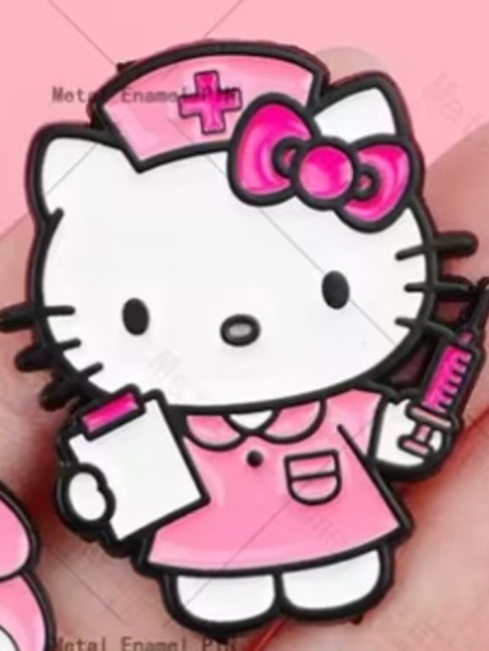 HELLO KITTY Nurse Enamel Lapel Pin‎ Brooch (NEW & SO CUTE!)
